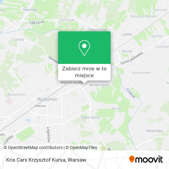 Mapa Kris Cars Krzysztof Kursa