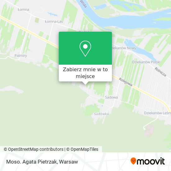 Mapa Moso. Agata Pietrzak