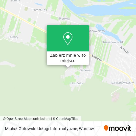 Mapa Michał Gutowski Usługi Informatyczne