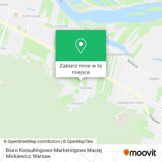 Mapa Biuro Konsultingowo-Marketingowe Maciej Mickiewicz