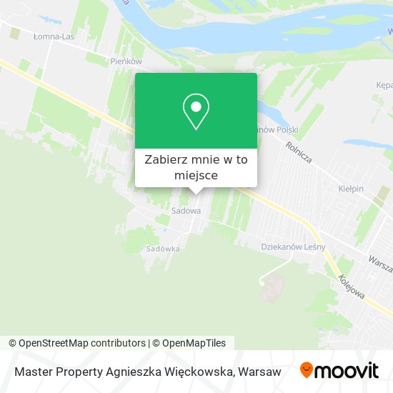 Mapa Master Property Agnieszka Więckowska