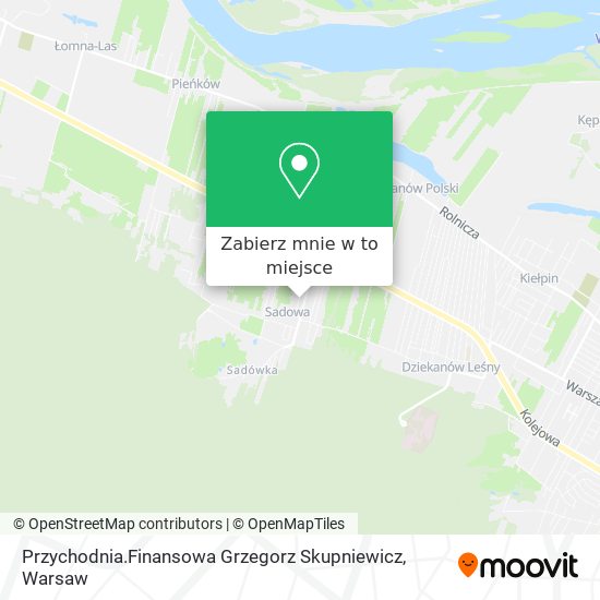 Mapa Przychodnia.Finansowa Grzegorz Skupniewicz