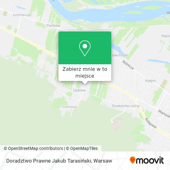 Mapa Doradztwo Prawne Jakub Tarasiński