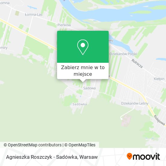 Mapa Agnieszka Roszczyk - Sadówka