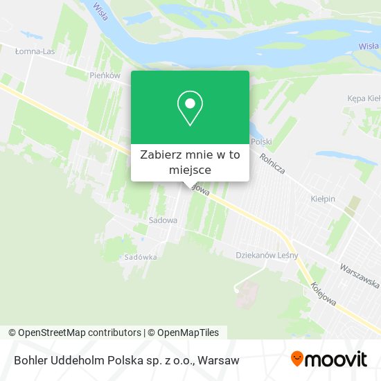 Mapa Bohler Uddeholm Polska sp. z o.o.