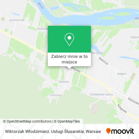 Mapa Wiktorzak Włodzimierz. Usługi Ślusarskie