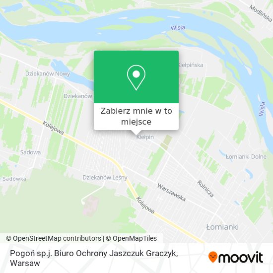 Mapa Pogoń sp.j. Biuro Ochrony Jaszczuk Graczyk