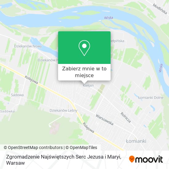 Mapa Zgromadzenie Najświętszych Serc Jezusa i Maryi