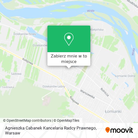 Mapa Agnieszka Cabanek Kancelaria Radcy Prawnego