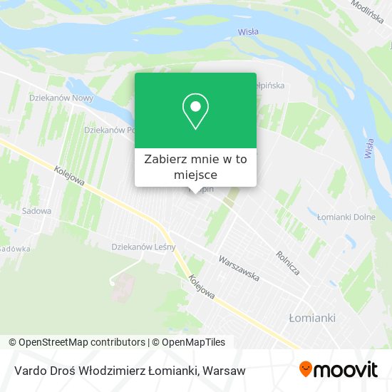 Mapa Vardo Droś Włodzimierz Łomianki