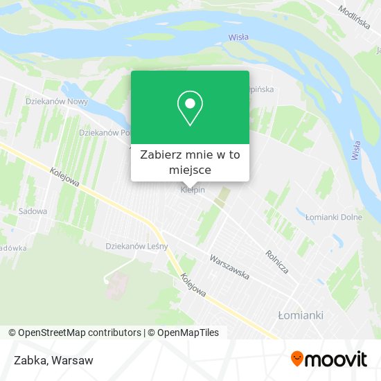 Mapa Zabka