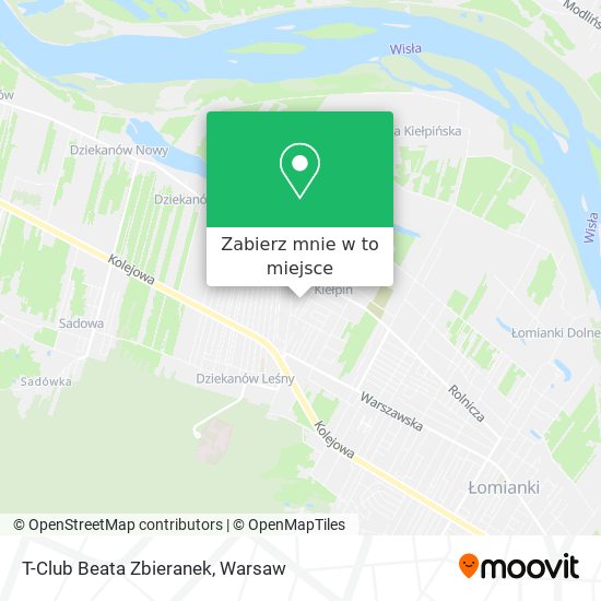 Mapa T-Club Beata Zbieranek