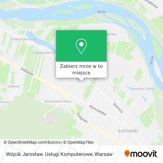 Mapa Wójcik Jarosław. Usługi Komputerowe