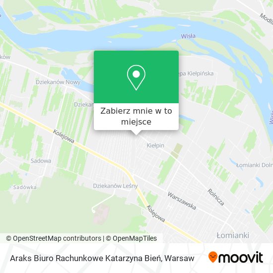 Mapa Araks Biuro Rachunkowe Katarzyna Bień