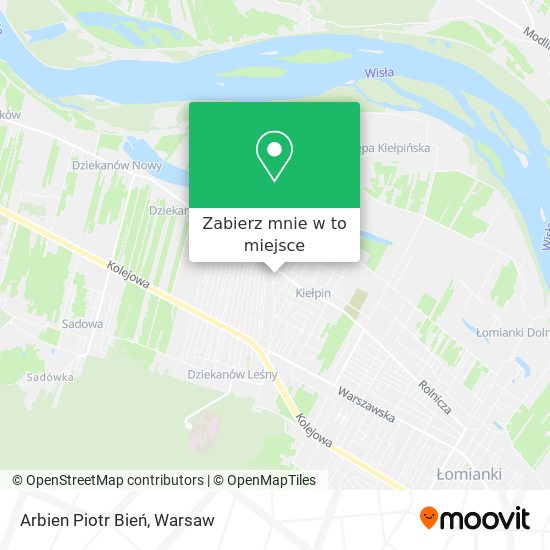 Mapa Arbien Piotr Bień