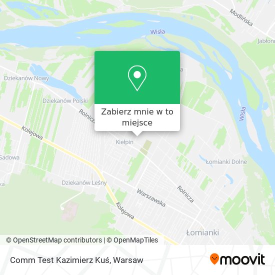 Mapa Comm Test Kazimierz Kuś