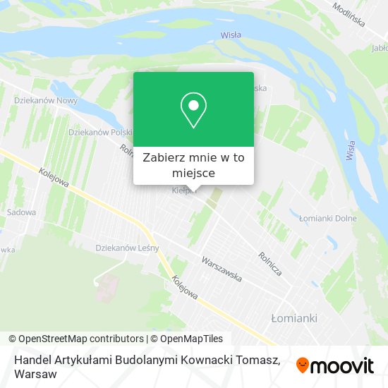 Mapa Handel Artykułami Budolanymi Kownacki Tomasz