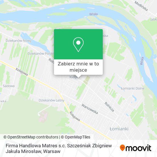 Mapa Firma Handlowa Matres s.c. Szcześniak Zbigniew Jakuła Mirosław