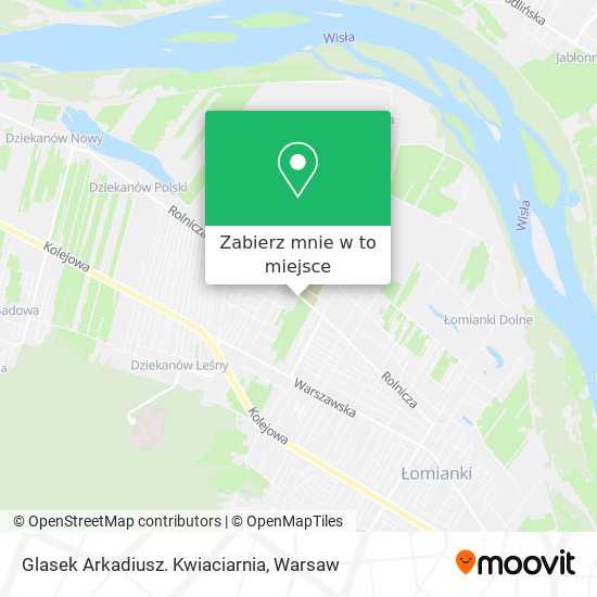 Mapa Glasek Arkadiusz. Kwiaciarnia