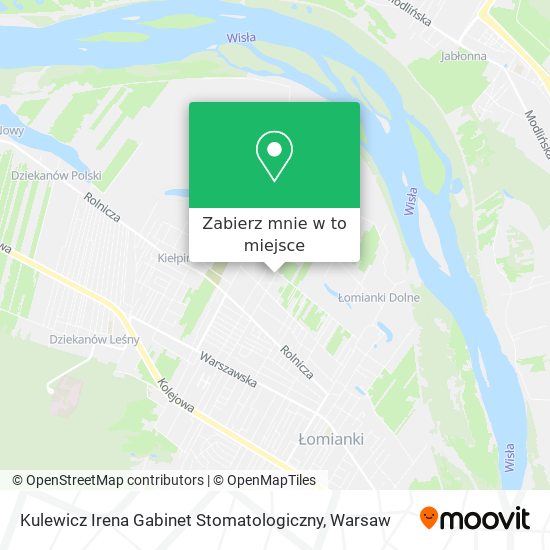 Mapa Kulewicz Irena Gabinet Stomatologiczny