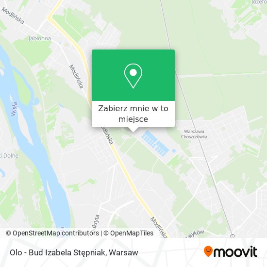 Mapa Olo - Bud Izabela Stępniak