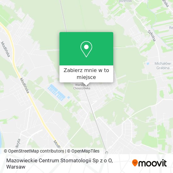 Mapa Mazowieckie Centrum Stomatologii Sp z o O