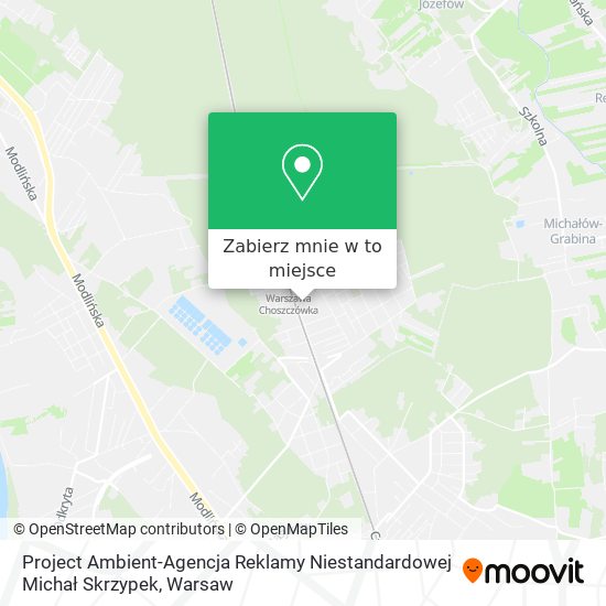 Mapa Project Ambient-Agencja Reklamy Niestandardowej Michał Skrzypek