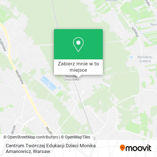 Mapa Centrum Twórczej Edukacji Dzieci Monika Amanowicz