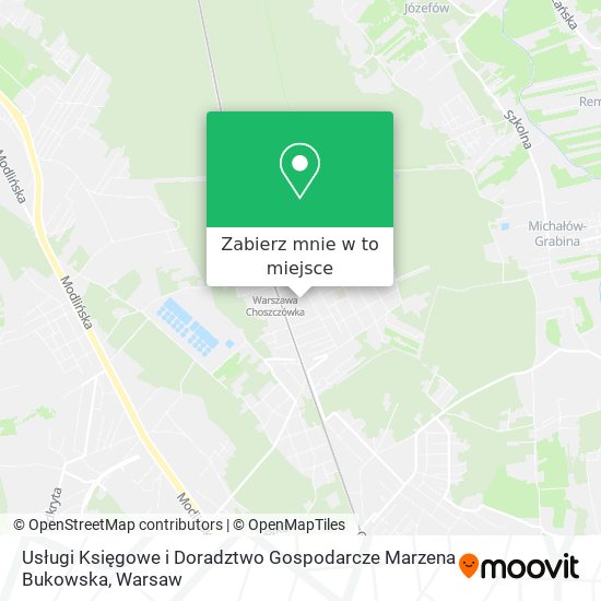 Mapa Usługi Księgowe i Doradztwo Gospodarcze Marzena Bukowska