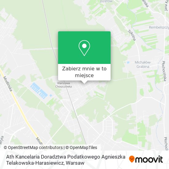 Mapa Ath Kancelaria Doradztwa Podatkowego Agnieszka Telakowska-Harasiewicz