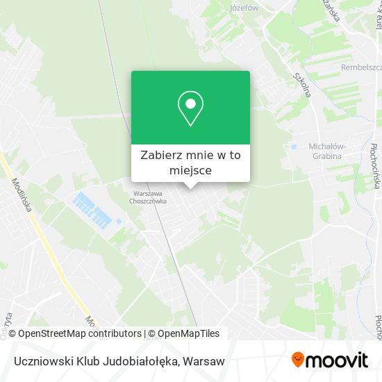 Mapa Uczniowski Klub Judobiałołęka