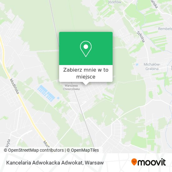 Mapa Kancelaria Adwokacka Adwokat