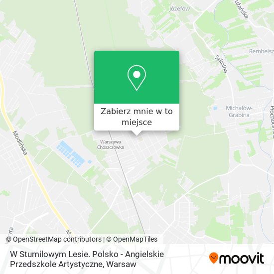 Mapa W Stumilowym Lesie. Polsko - Angielskie Przedszkole Artystyczne