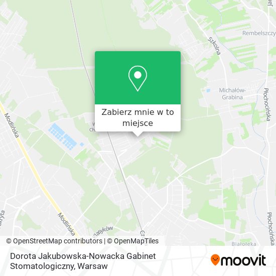 Mapa Dorota Jakubowska-Nowacka Gabinet Stomatologiczny