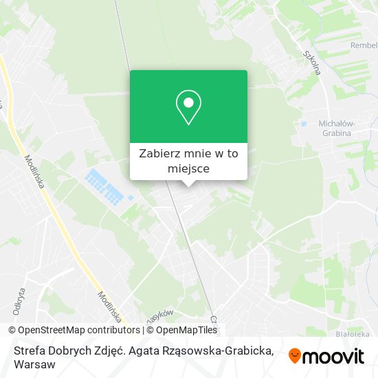 Mapa Strefa Dobrych Zdjęć. Agata Rząsowska-Grabicka