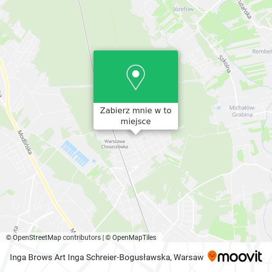 Mapa Inga Brows Art Inga Schreier-Bogusławska