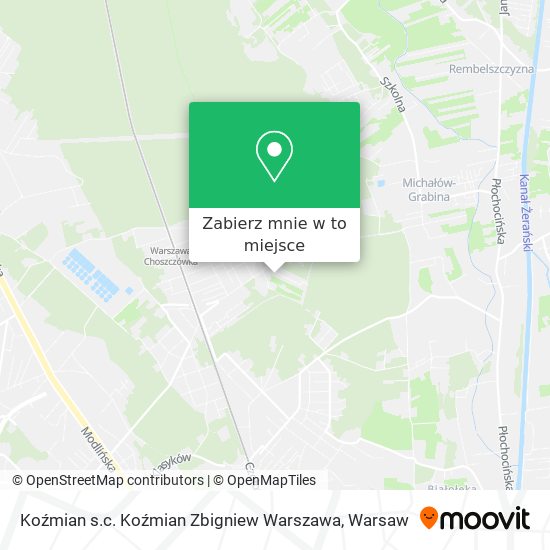 Mapa Koźmian s.c. Koźmian Zbigniew Warszawa