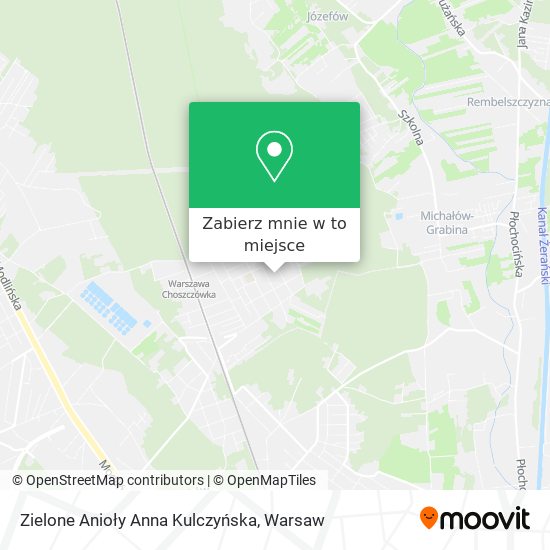 Mapa Zielone Anioły Anna Kulczyńska