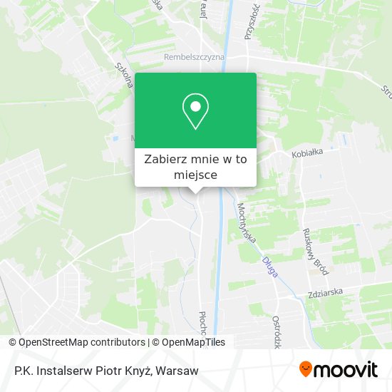 Mapa P.K. Instalserw Piotr Knyż