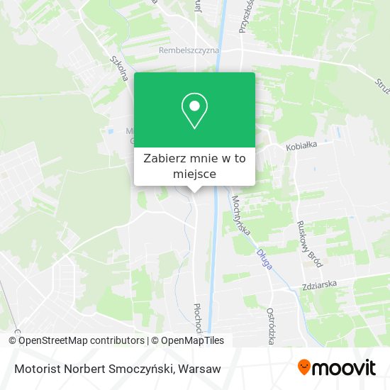 Mapa Motorist Norbert Smoczyński