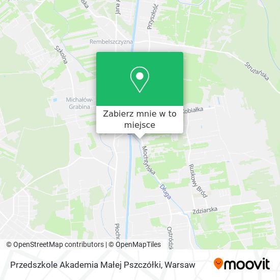 Mapa Przedszkole Akademia Małej Pszczółki