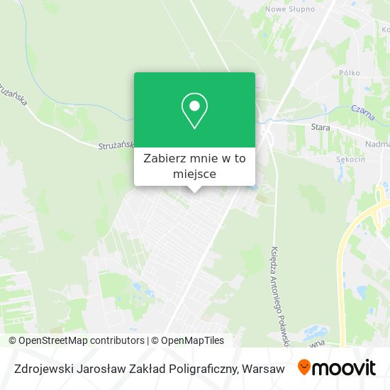 Mapa Zdrojewski Jarosław Zakład Poligraficzny