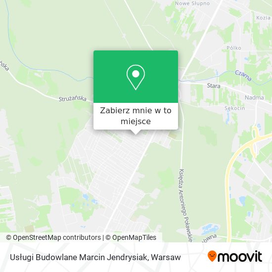 Mapa Usługi Budowlane Marcin Jendrysiak