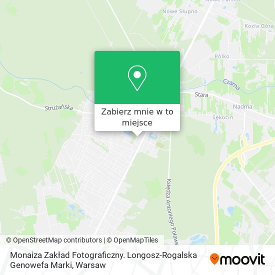 Mapa Monaiza Zakład Fotograficzny. Longosz-Rogalska Genowefa Marki