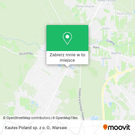 Mapa Kautex Poland sp. z o. O.