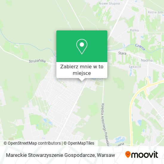 Mapa Mareckie Stowarzyszenie Gospodarcze