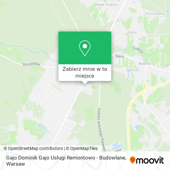 Mapa Gajo Dominik Gajo Usługi Remontowo - Budowlane