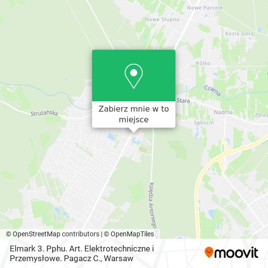 Mapa Elmark 3. Pphu. Art. Elektrotechniczne i Przemysłowe. Pagacz C.