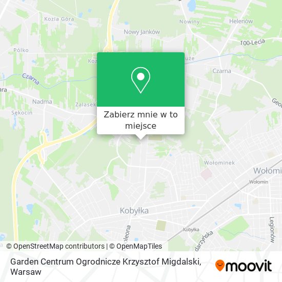 Mapa Garden Centrum Ogrodnicze Krzysztof Migdalski