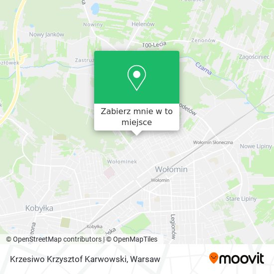 Mapa Krzesiwo Krzysztof Karwowski